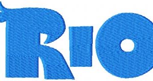 RIO Logo embroidery design