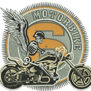 Road angel 3 embroidery design