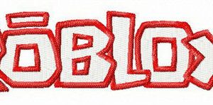 Roblox alternative logo embroidery design