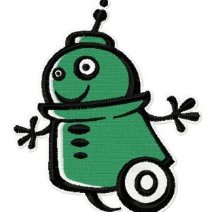 Robot 10 embroidery design