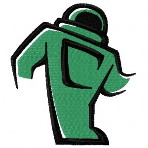 Robot 8 embroidery design