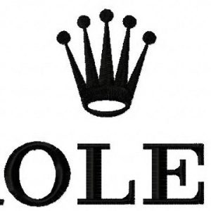 Rolex embroidery design