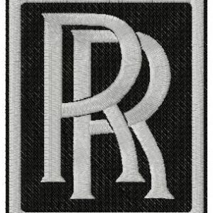 Rolls Royce embroidery design