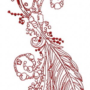 Romantic composition 2 embroidery design
