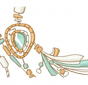 Romantic composition 3 embroidery design