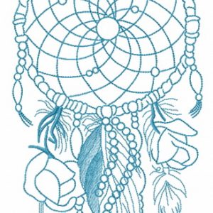 Romantic dreamcatcher 3 embroidery design