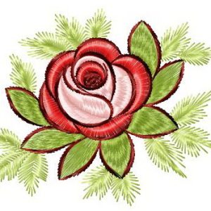 Rose 2 embroidery design