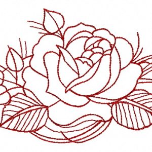 Rose 4   embroidery design