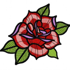 Rose 6 embroidery design