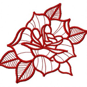 Rose 7 embroidery design