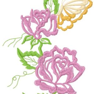 Big rose 15 embroidery design