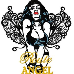 Route angel 3 embroidery design
