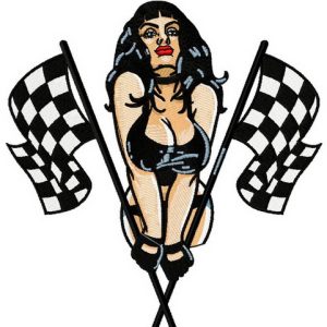 Route angel embroidery design