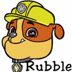 Rubble 1 embroidery design