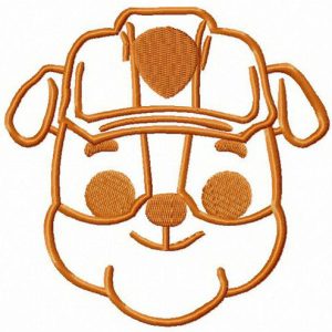 Rubble sketch embroidery design