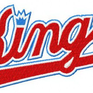 Sacramento Kings logo 2 embroidery design