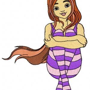 Sad fairy 3 embroidery design