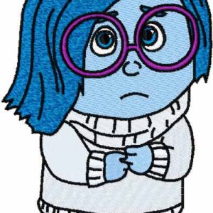 Sadness 3 embroidery design