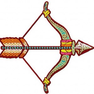 Zodiac Sign Sagittarius embroidery design