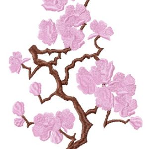 Sakura embroidery design