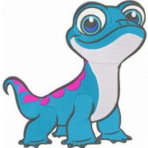 Salamander Bruni embroidery design
