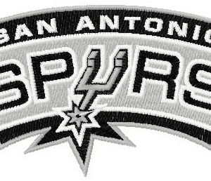 San Antonio Spurs logo embroidery design