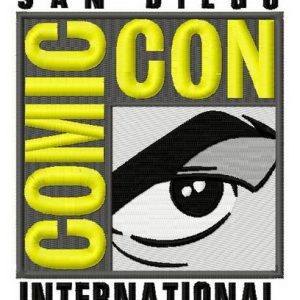 San Diego Comic-Con International embroidery design