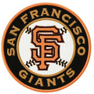 San Francisco Giants Logo 4 embroidery design