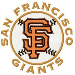 San Francisco Giants Logo 5 embroidery design