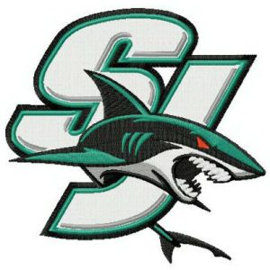 San Jose Sharks logo embroidery design
