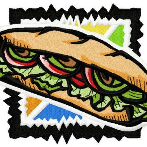 Sandwich embroidery design