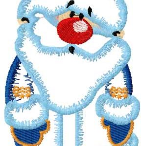 Santa Claus embroidery design