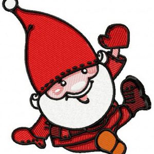 Santa Claus hello my friends embroidery design