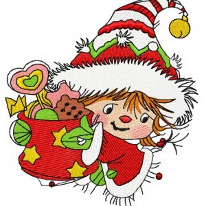 Santa's fairy 2 embroidery design