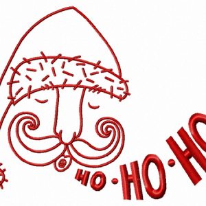 Santa's face 2 embroidery design