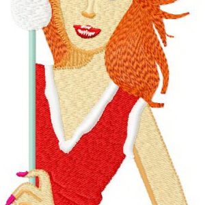Santa's new look 2 embroidery design