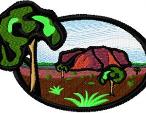 Savanna embroidery design