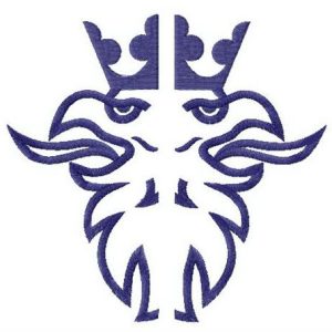 Scania's griffin embroidery design