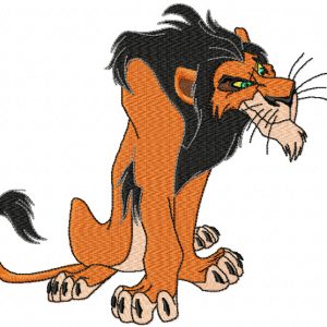 Scar embroidery design