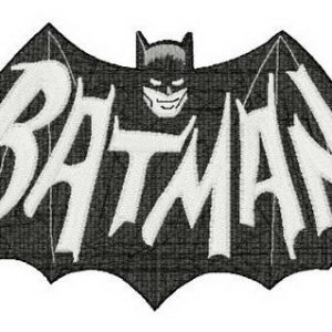 Scary Batman embroidery design
