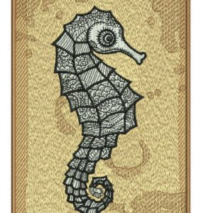 Sea horse 2 embroidery design