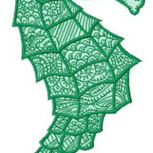 Sea horse 3 embroidery design