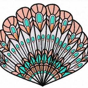Sea shell 11 embroidery design