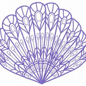 Sea shell 12 embroidery design