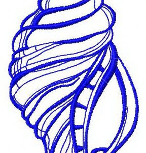 Sea shell 4 embroidery design