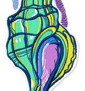 Sea shell 5 embroidery design