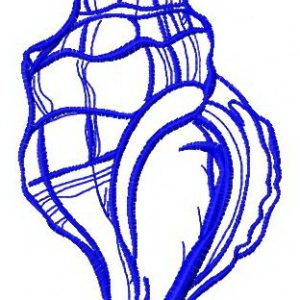 Sea shell 6 embroidery design