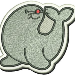 Seal embroidery design