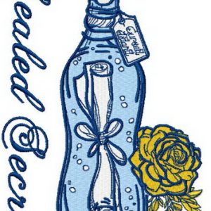 Sealed secret 4 embroidery design