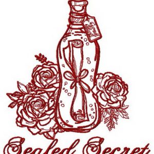 Sealed secret 7 embroidery design